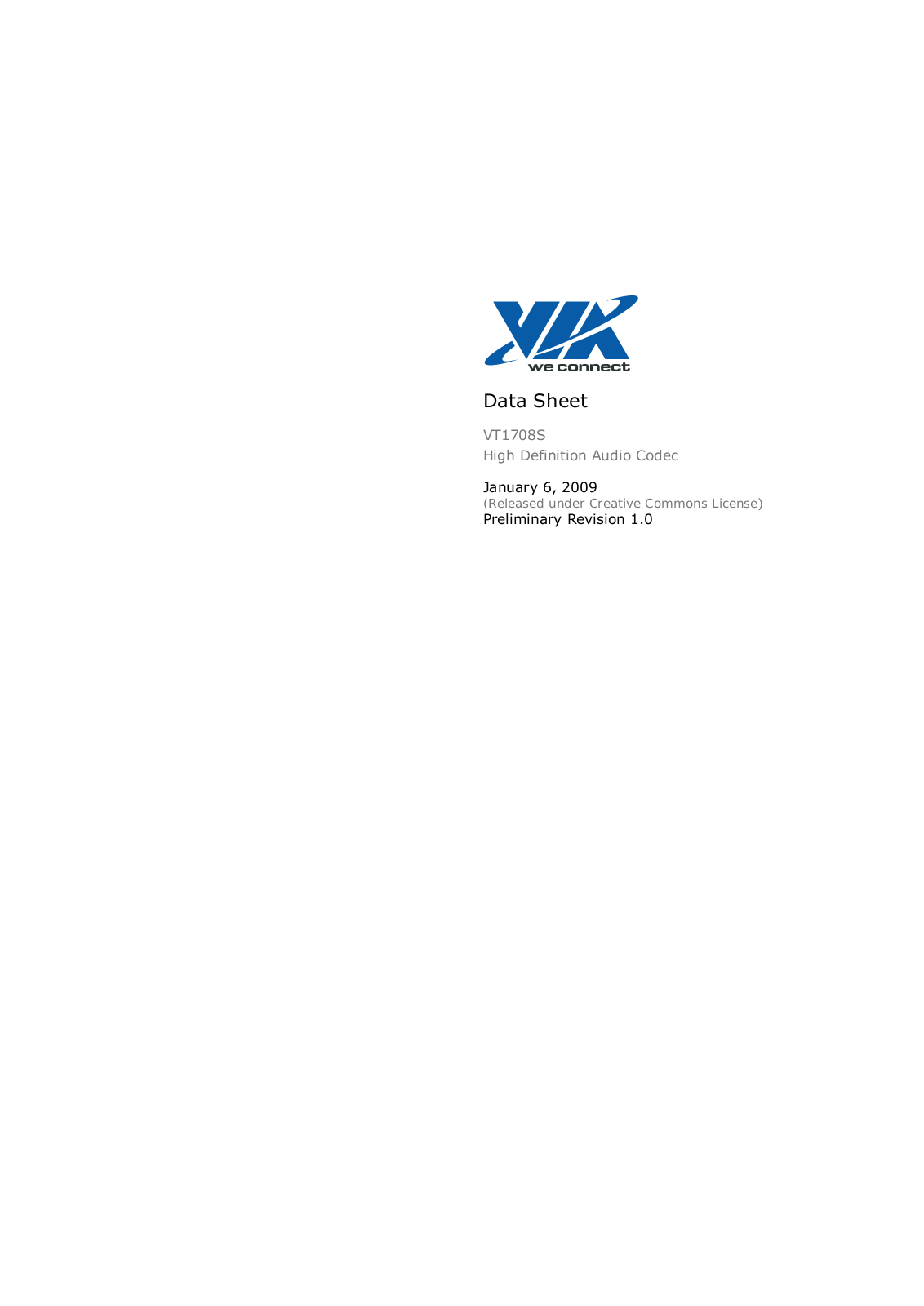 Via VT1708S Datasheet - ManualMachine.com