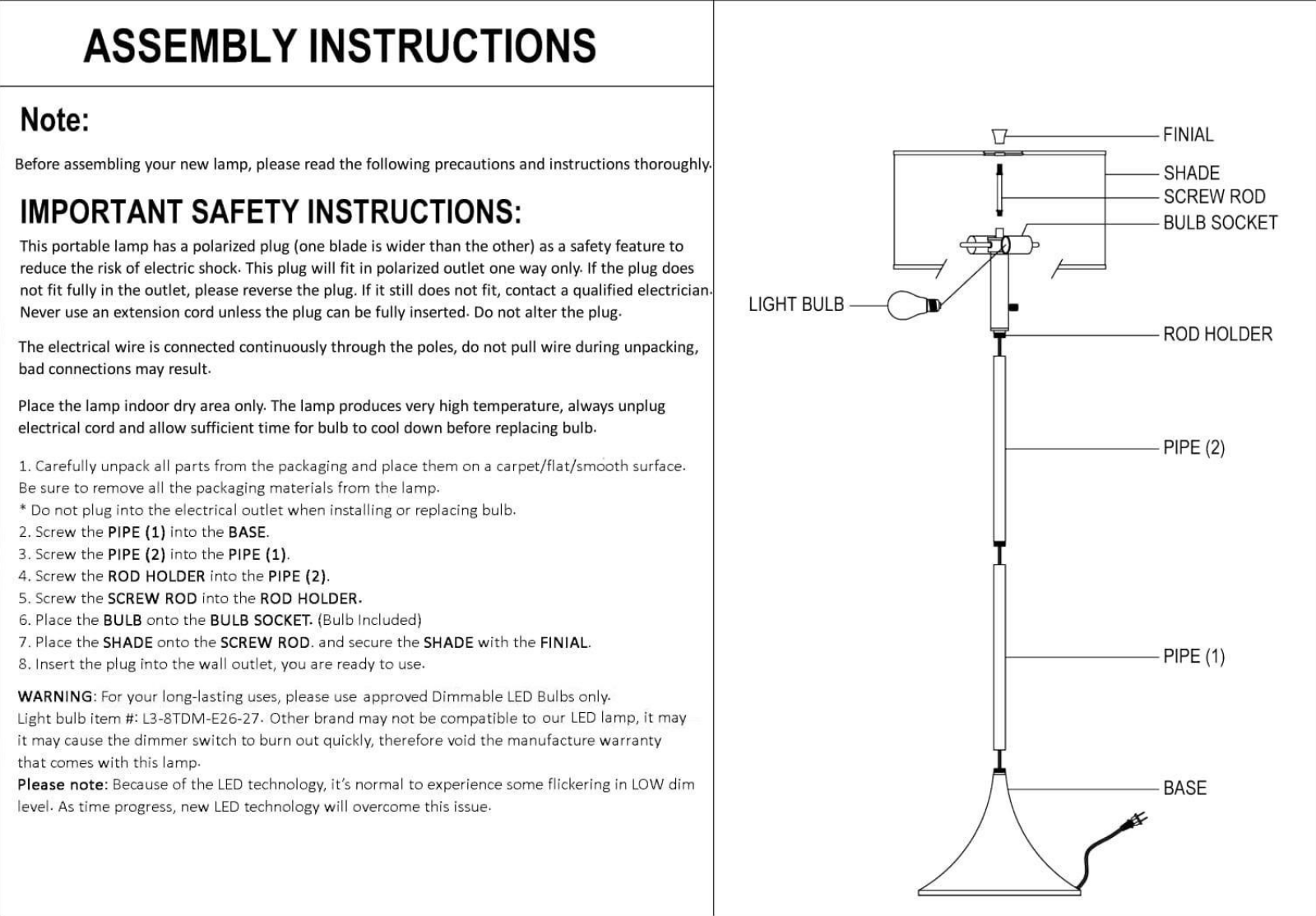 Red Barrel Studio RDBT8583 Assembly Instructions - ManualMachine.com