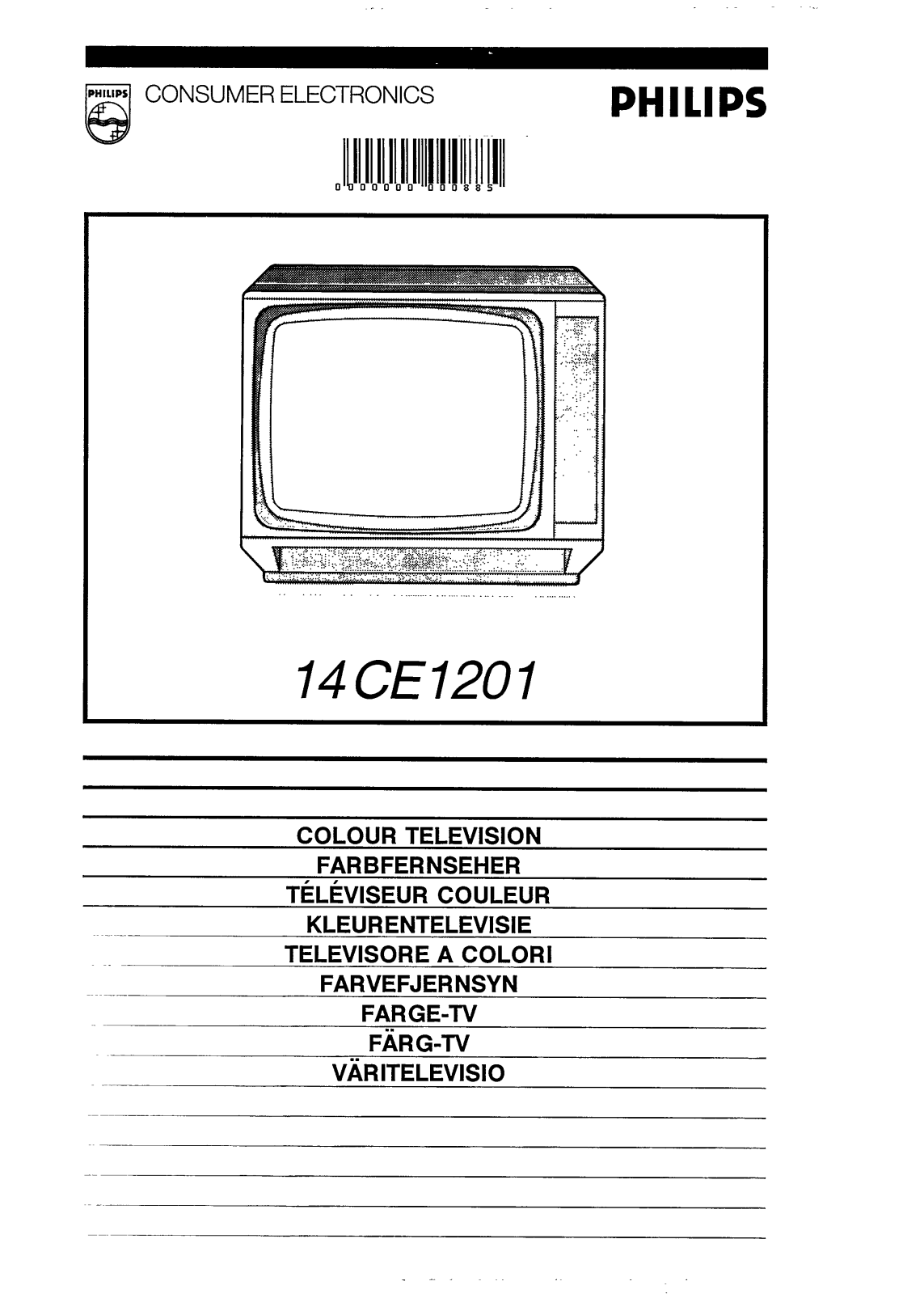 Philips 14CE1201 User Manual