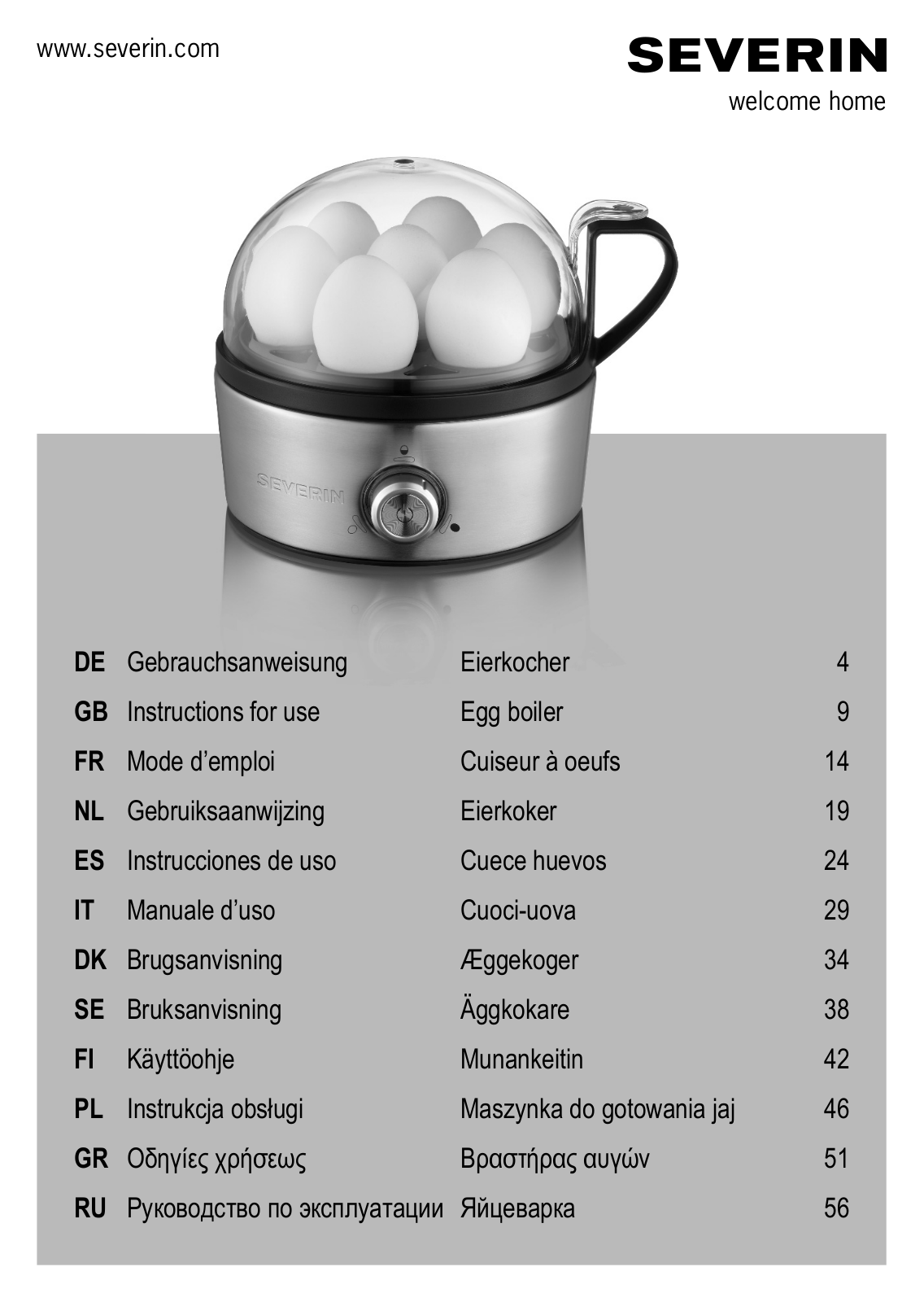 Severin EK3127 User Manual