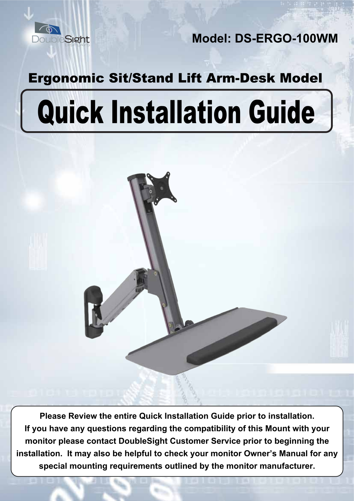 Doublesight DS-ERGO-100WM User Manual