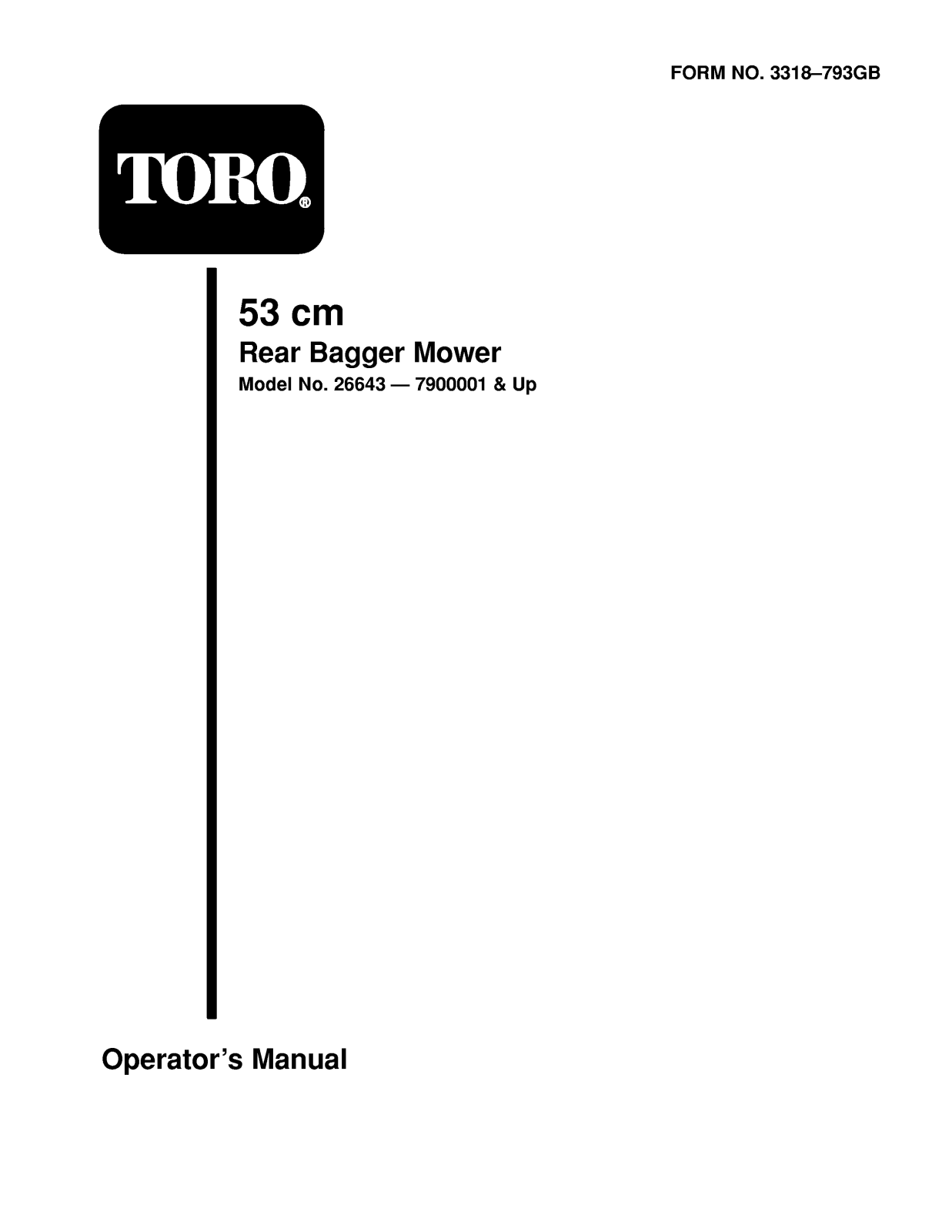 Toro 26643 Operator's Manual