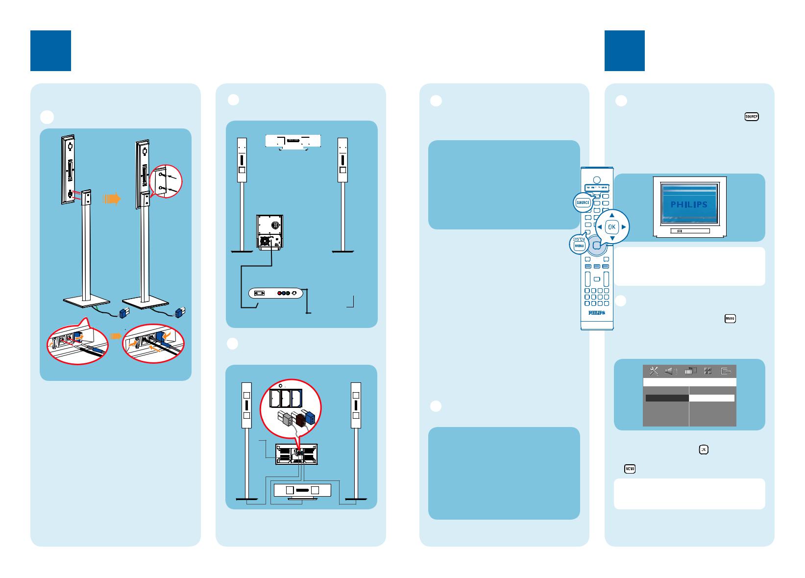 Philips HTS9800W Getting Started Guide