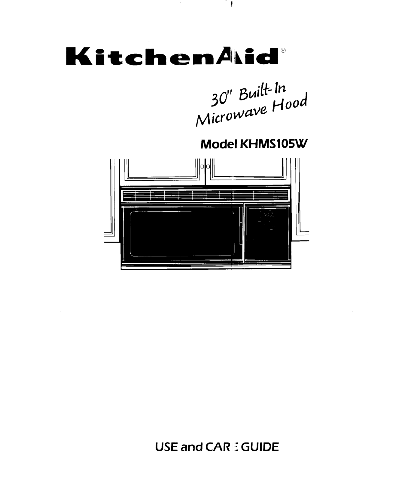 KitchenAid KHMS105W Owner's Manual