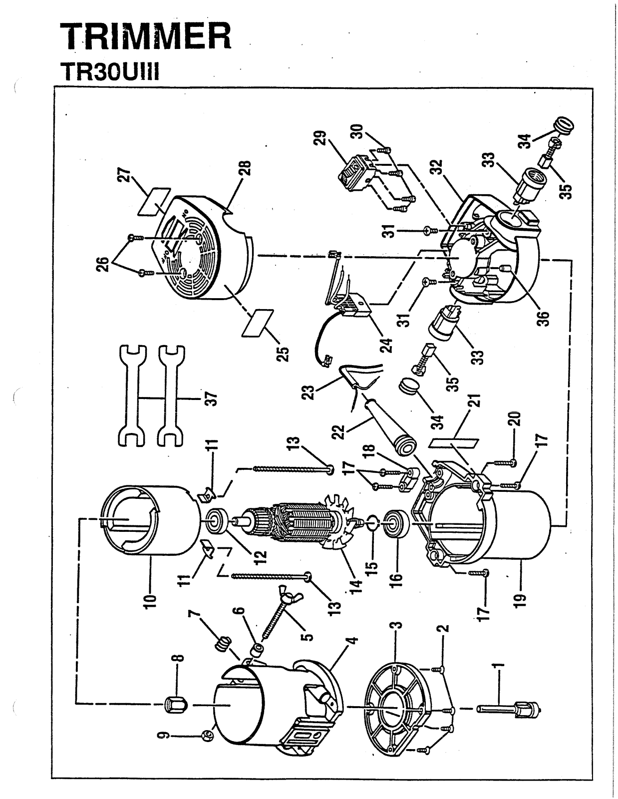 Ryobi TR30U-TYPEIII User Manual