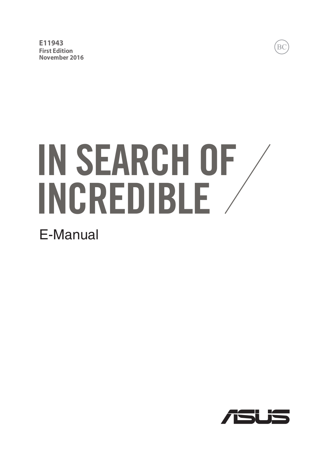 Asus B9440UA User’s Manual