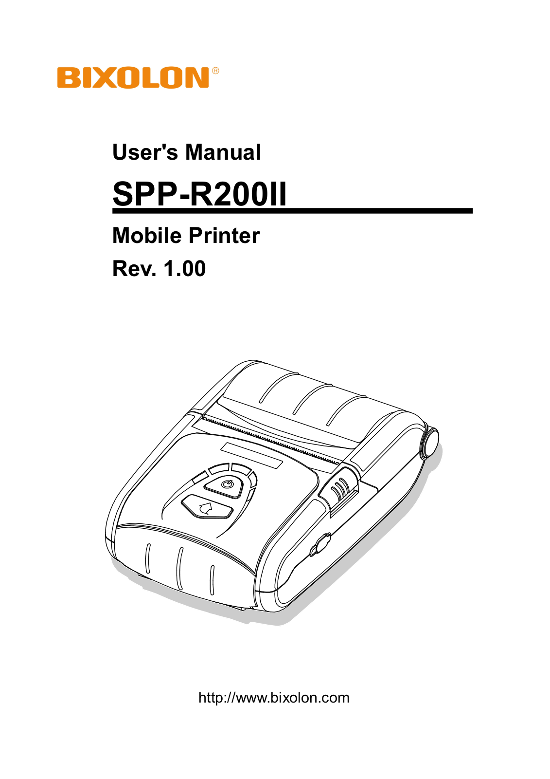 BIXOLON SPPR200II Users Manual