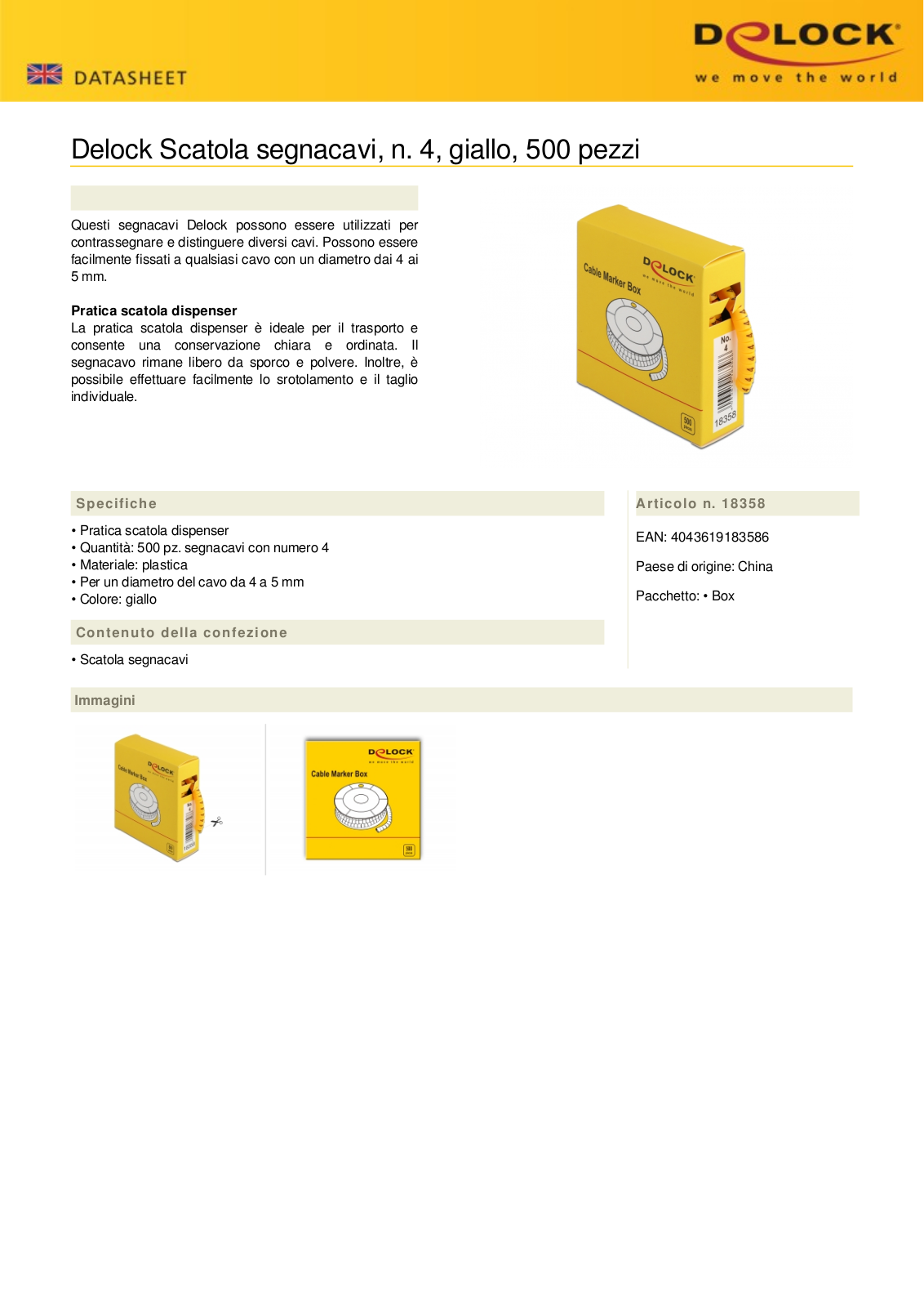 Delock ISWT-MARK-4-500 Datasheet - ManualMachine.com