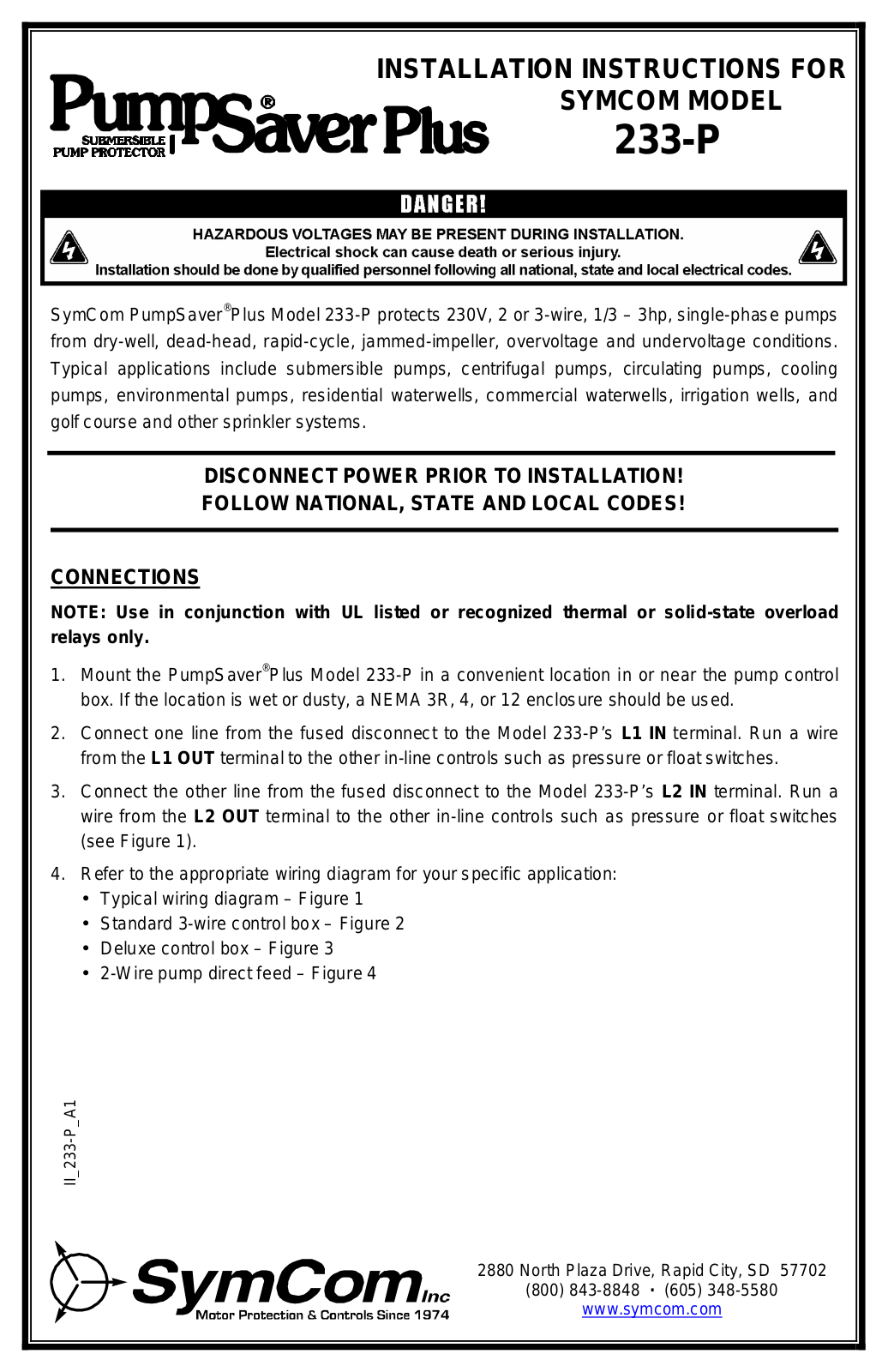 Xylem 233 P User Manual