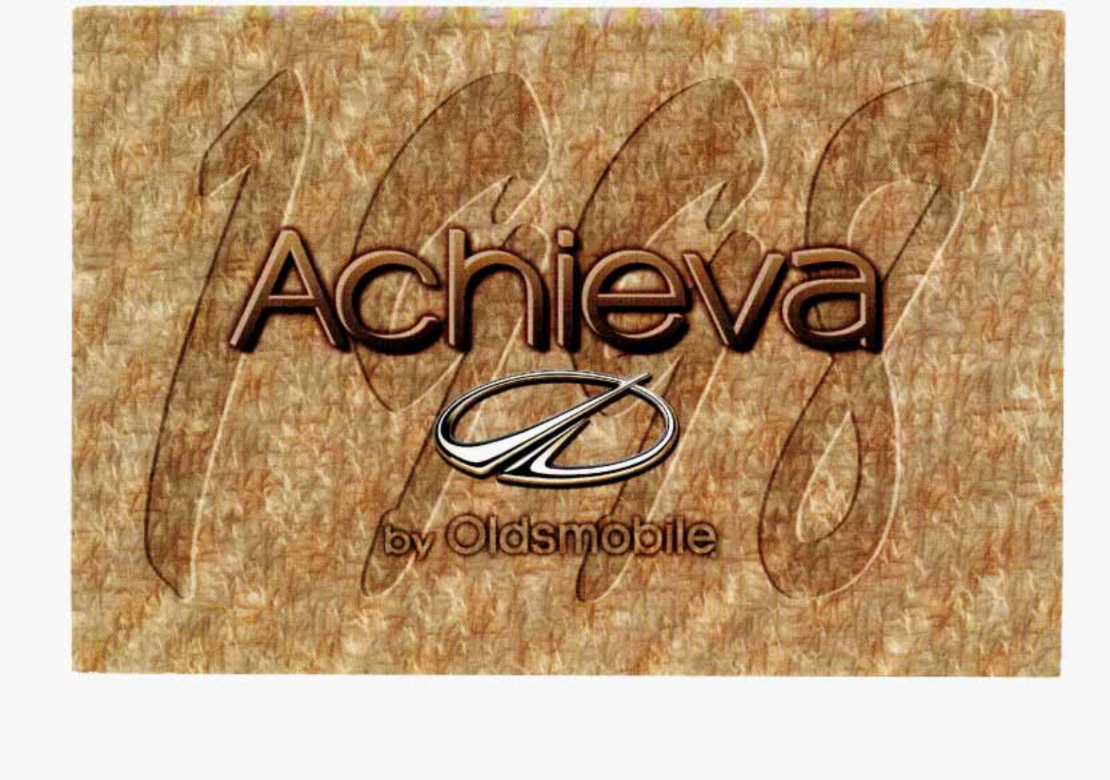 Oldsmobile Achieva 1998 User Manual