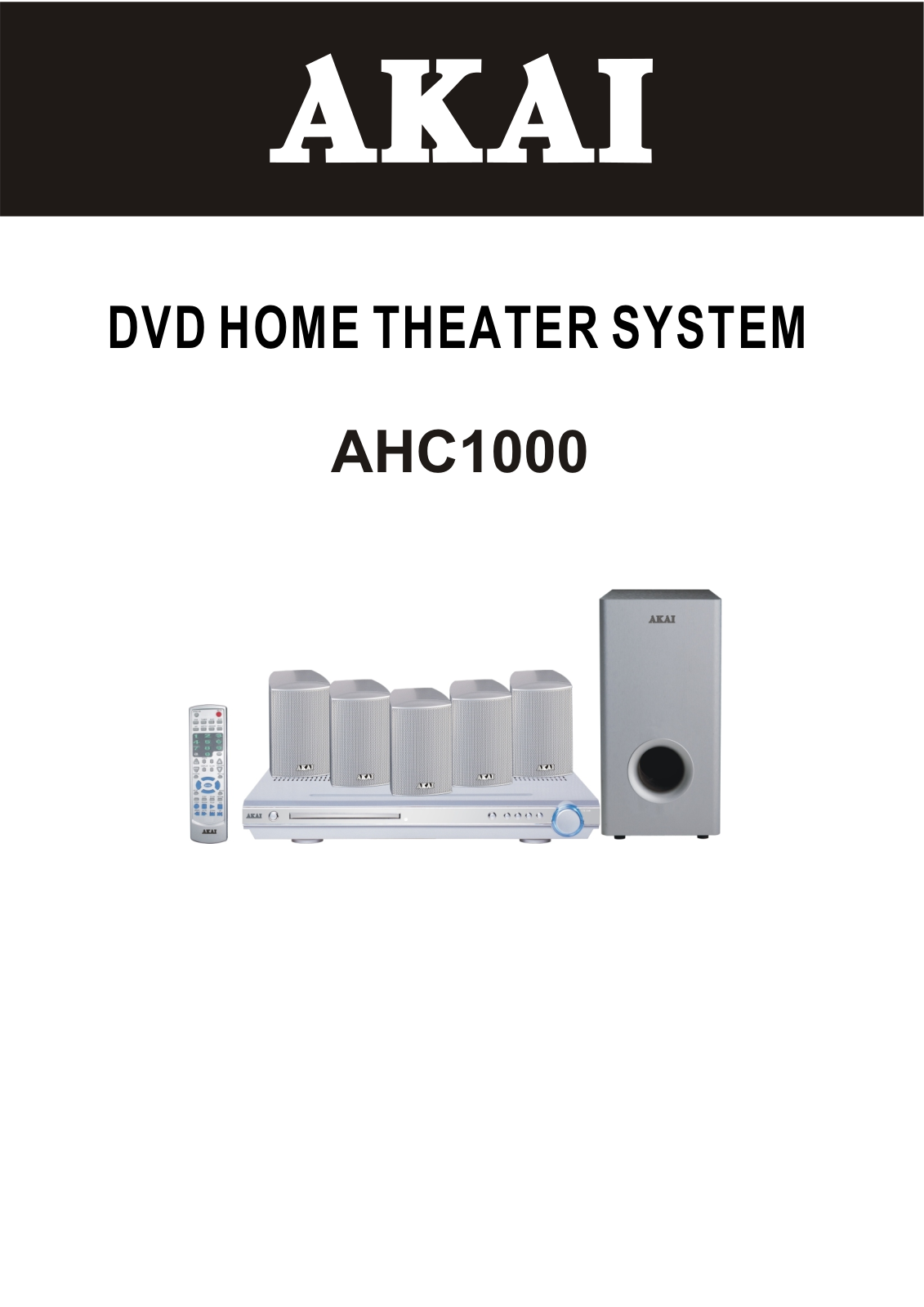 Akai AHC1000 User Manual