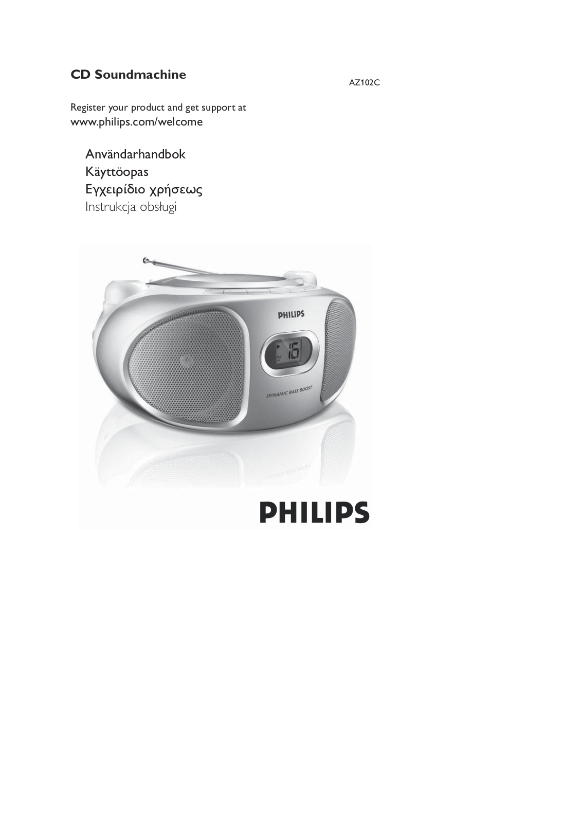 Philips AZ102C User Manual