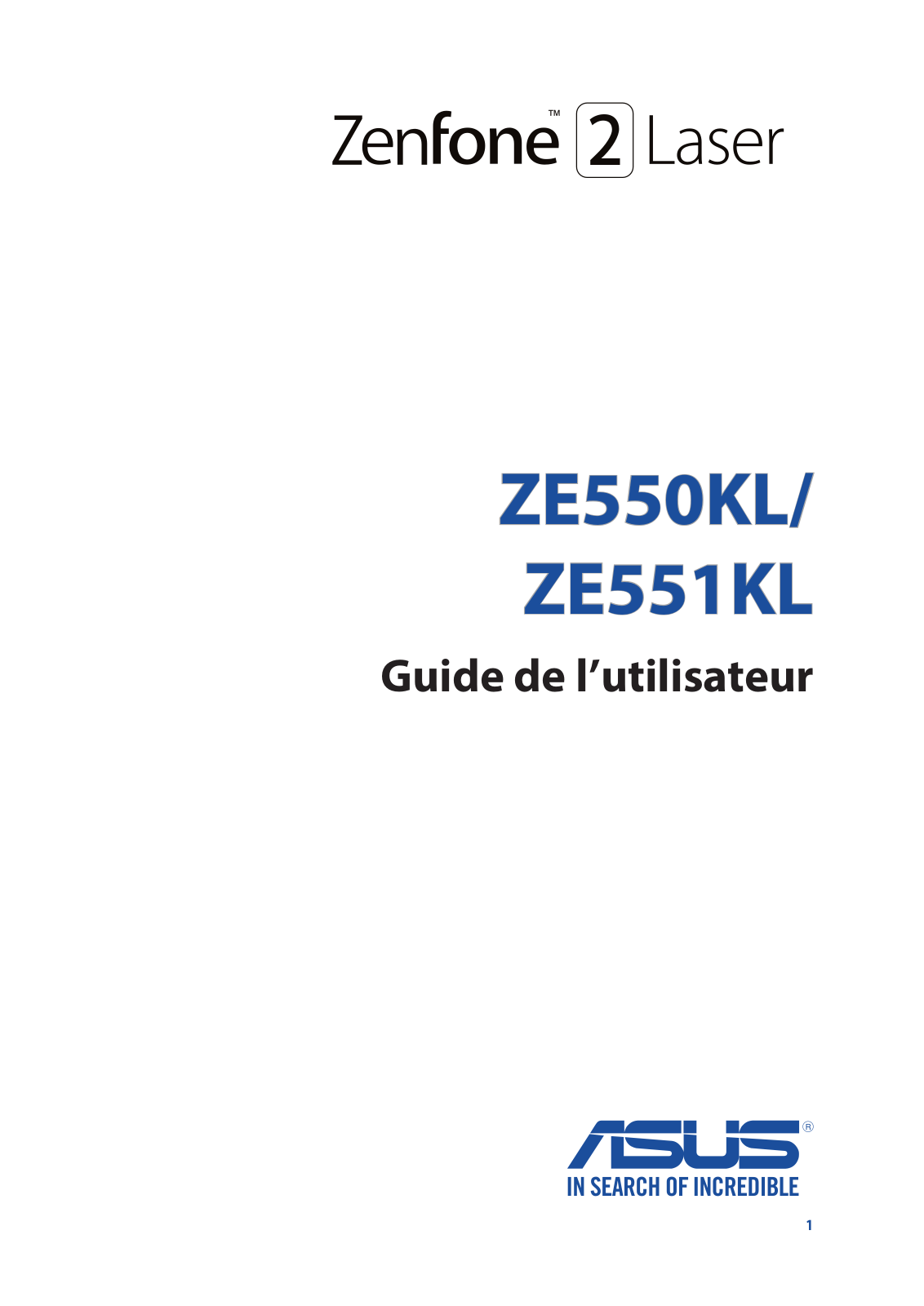 ASUS ZE-551KL, ZE-550KL Instruction Manual