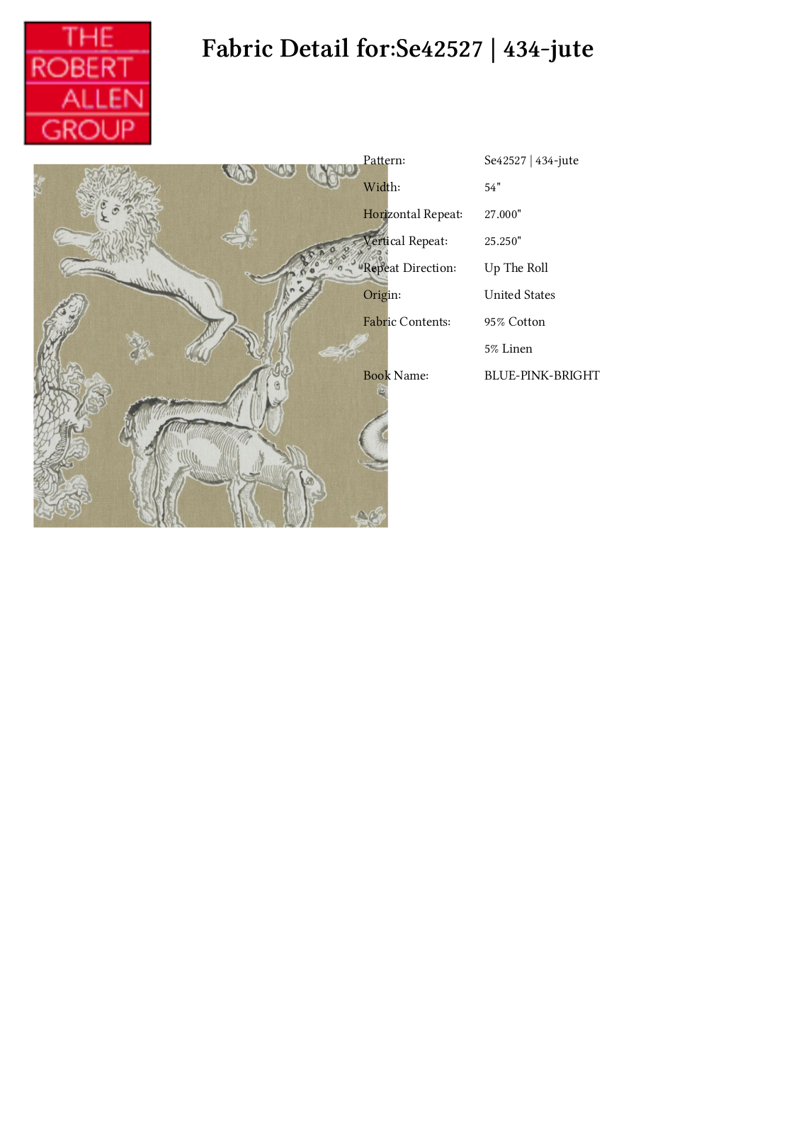 Duralee CRAL7083 Specifications - ManualMachine.com