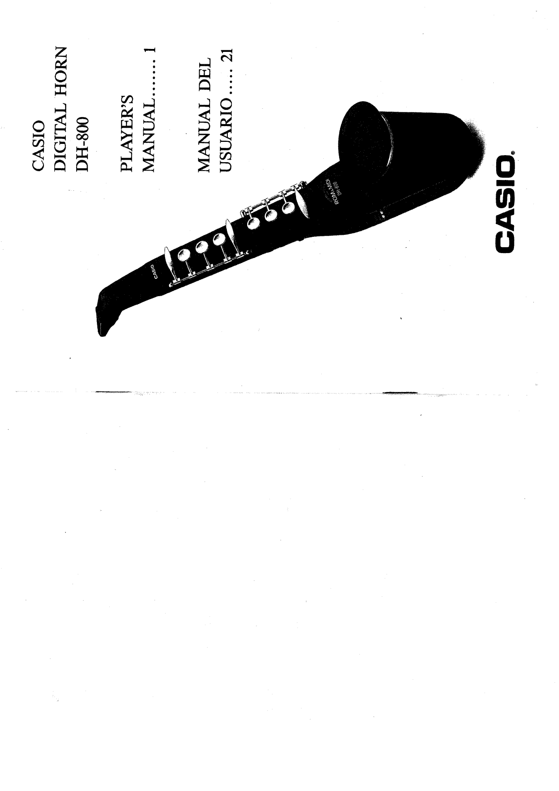 Casio DH-800 User Manual