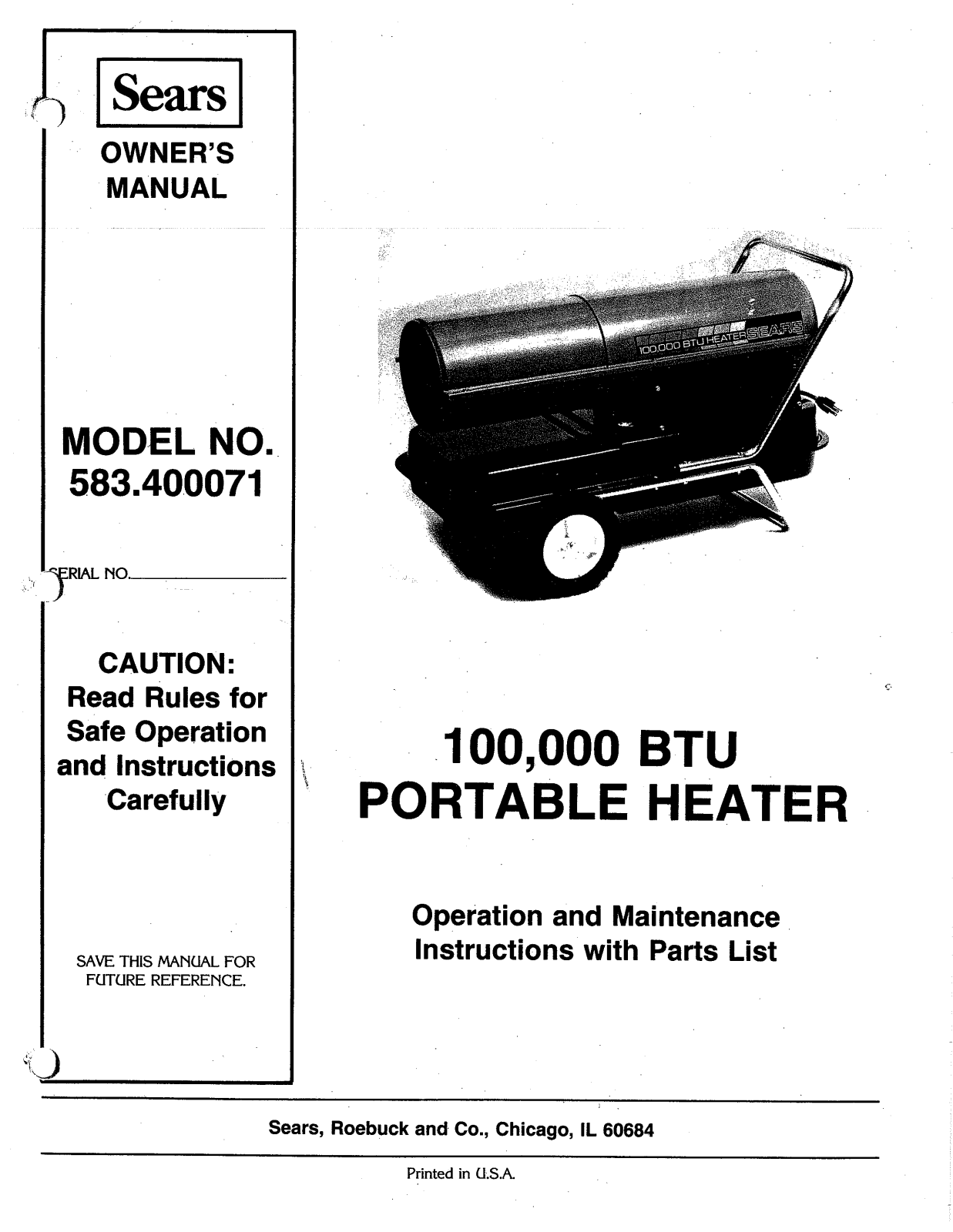 Desa Tech 400071 Owner's Manual