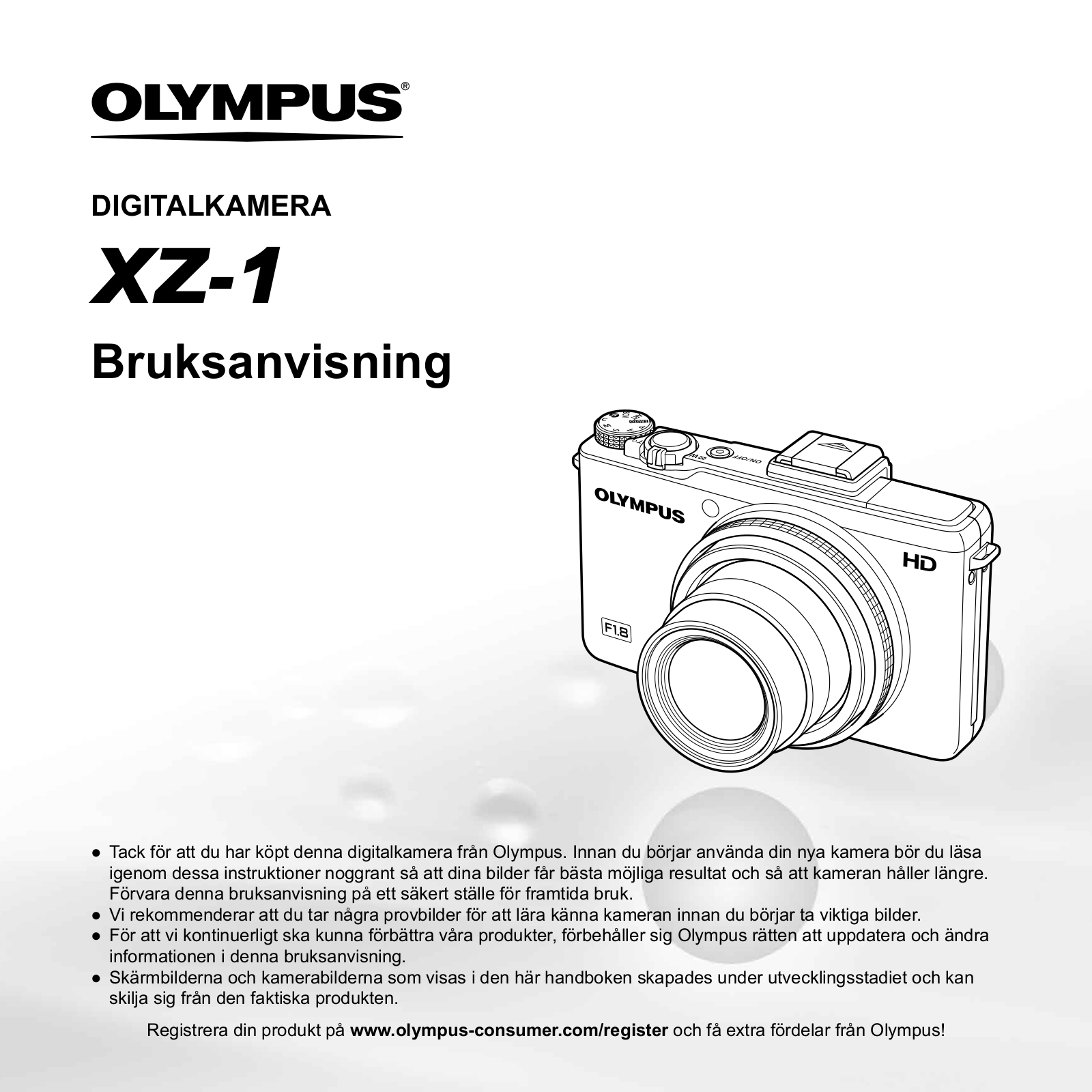 OLYMPUS XZ-1 User Manual