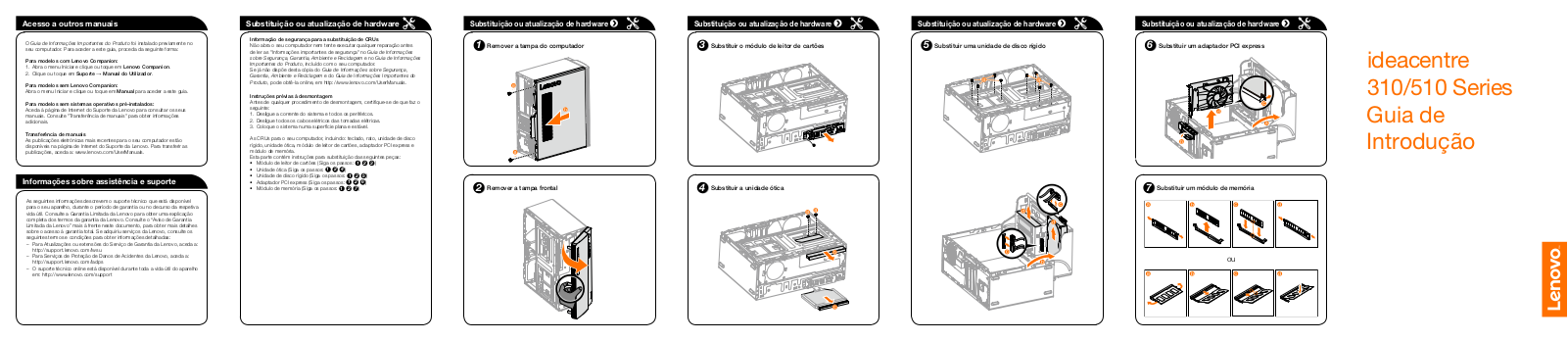 Lenovo Ideacentre 310-15IAP, Ideacentre 310-15ASR, Ideacentre 510-15IKL, Ideacentre 510-15ABR Quick Start Guide