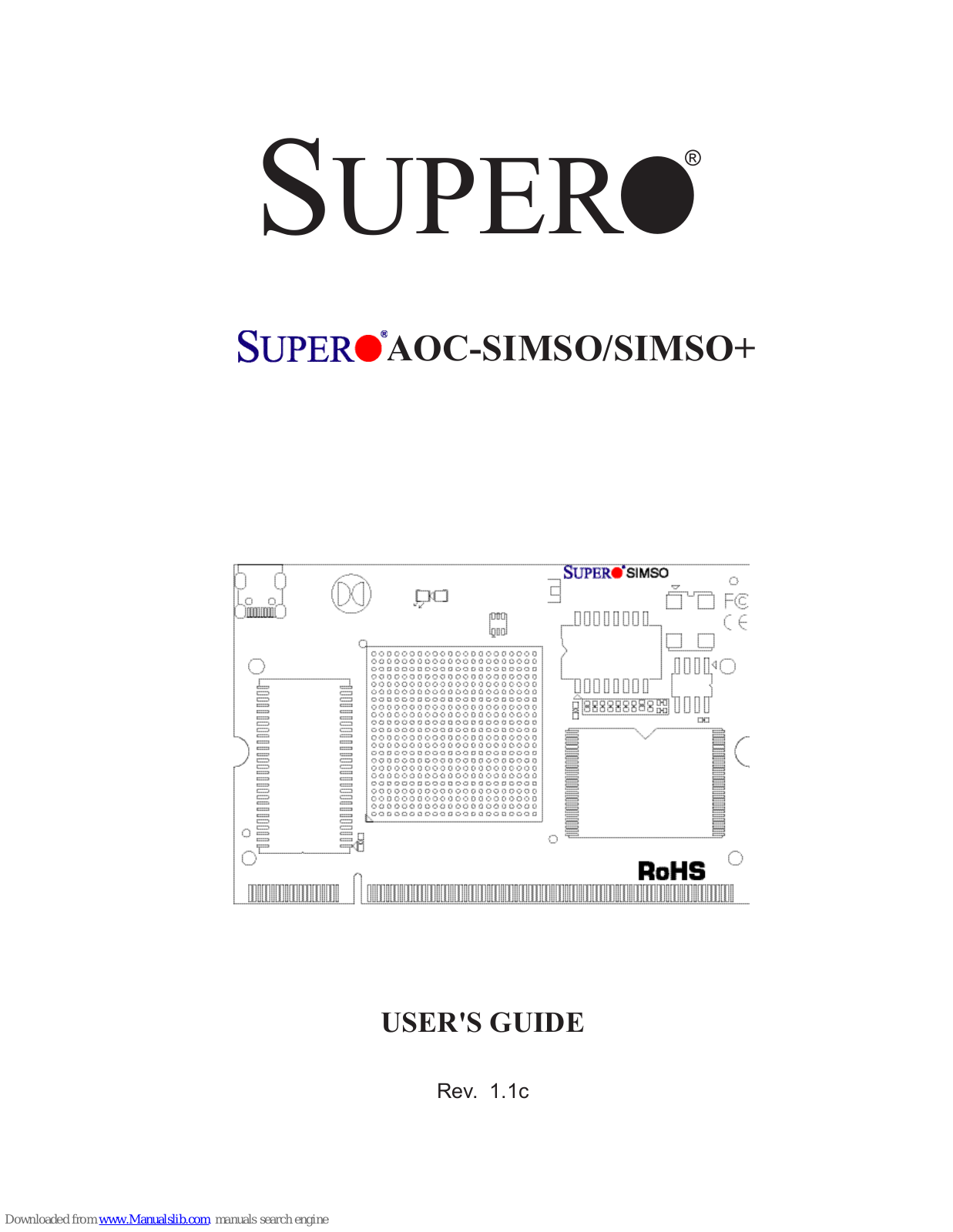 Supero AOC-SIMSO User Manual