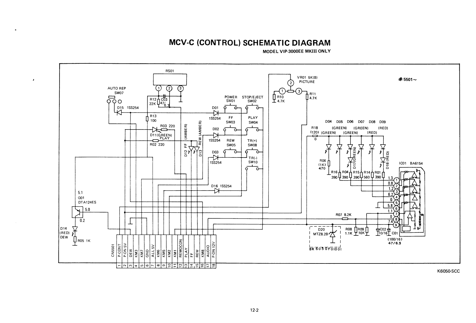 Funai VIP-3000EE MK3 Schematics