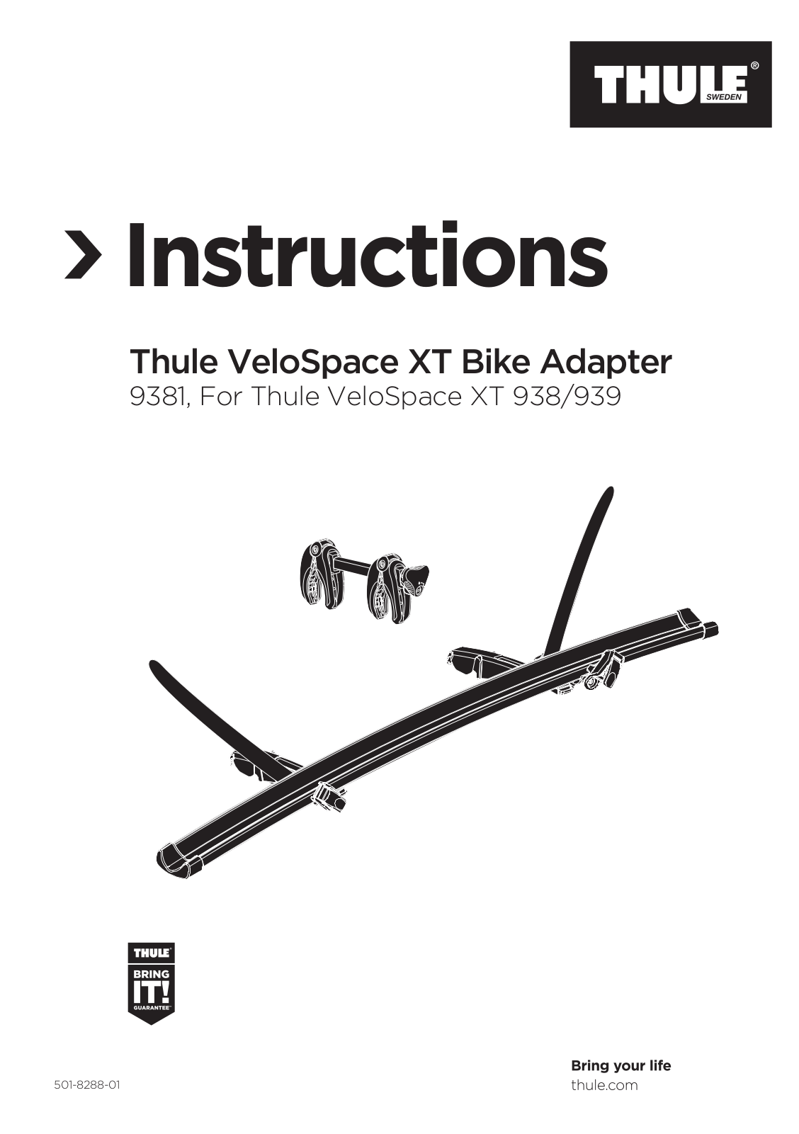 Thule VeloSpace XT User Manual