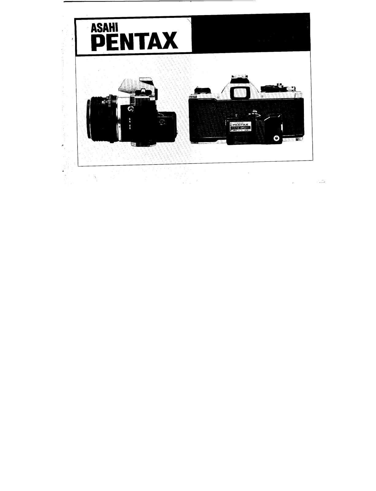 Pentax DATA MX OPERATING MANUAL