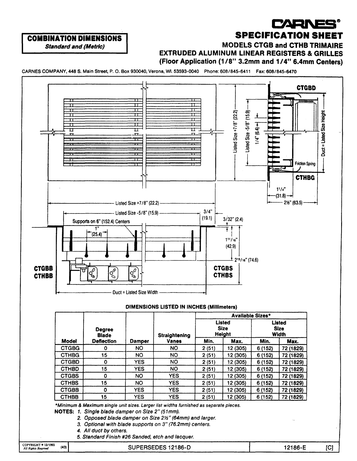 Carnes CTGBB User Manual - ManualMachine.com