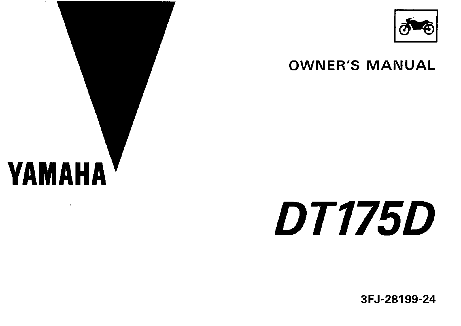 Yamaha DT175 D 1992 Owner's manual