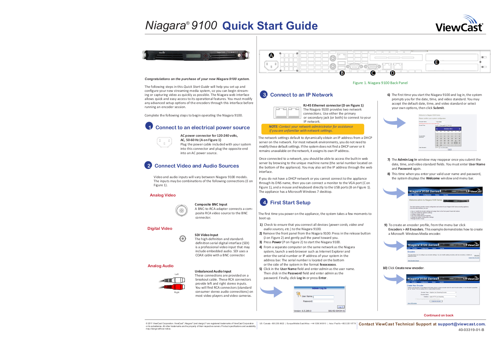 ViewCast 40-03319-01-B User Manual