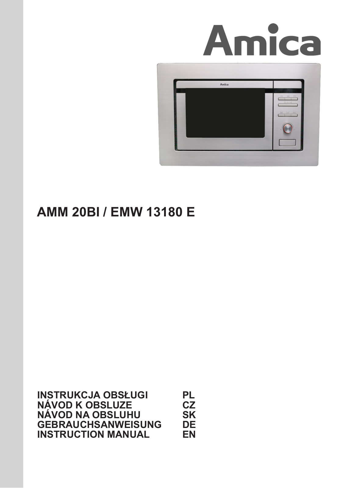 Amica EMW 13180 E operation manual