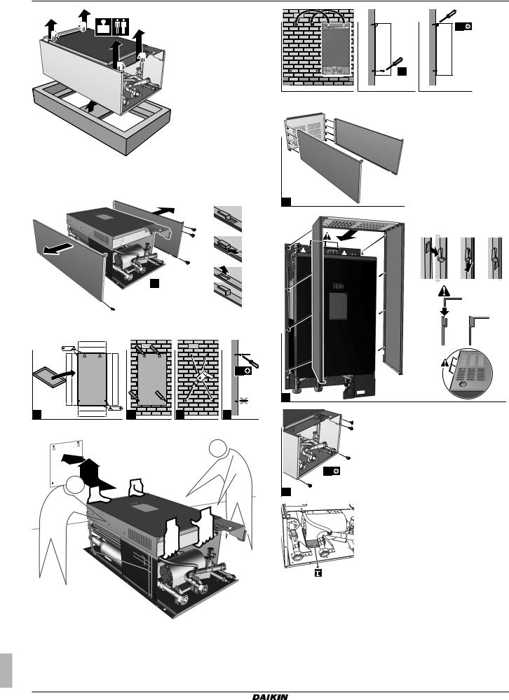 Daikin ERHQ011-014-016BA, ERLQ011-014-016CA, EHBH/X16CA Installation manuals