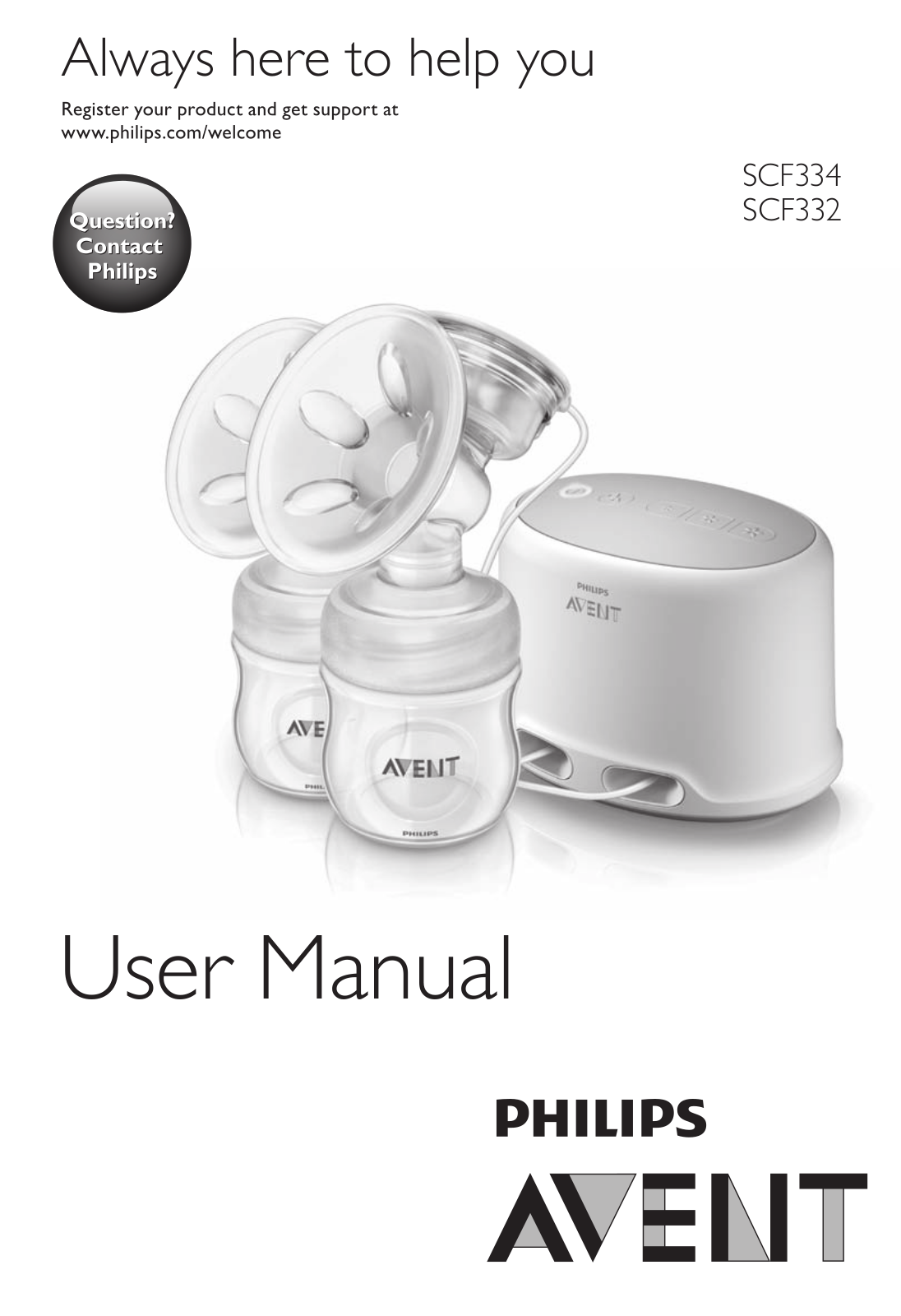 Philips SCF332, SCF334 User Manual