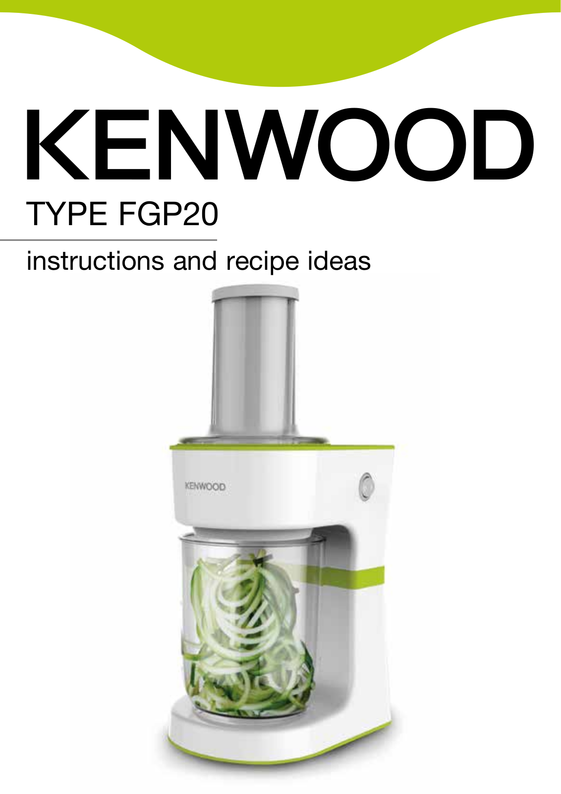 Kenwood FGP20 Instruction Manual