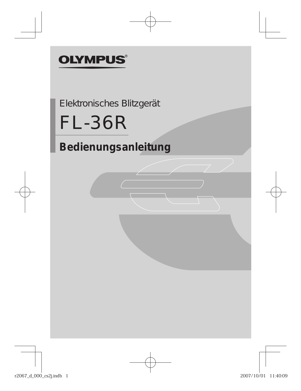 OLYMPUS FL-36R User Manual