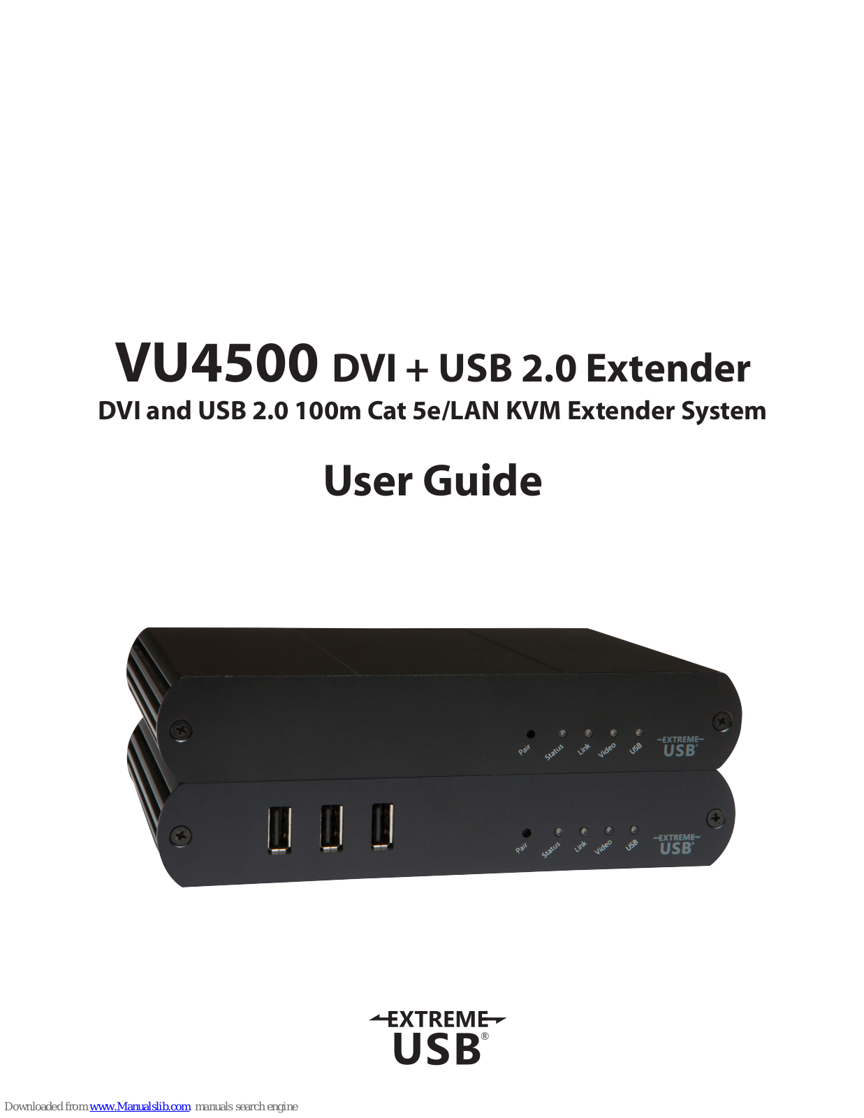 Extreme USB VU4500 User Manual