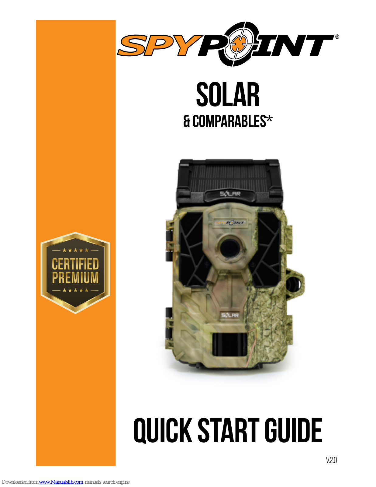 Spypoint SOLAR Quick Start Manual - ManualMachine.com