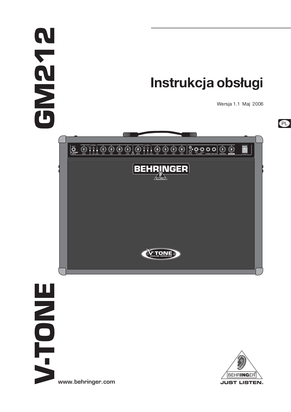 Behringer GM212 User Manual