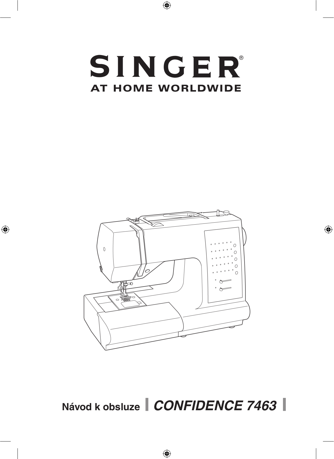 Singer 7463 Confidence User Manual