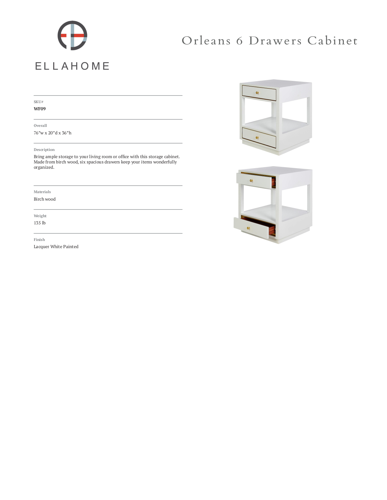 ellahome FRQP1492 Specifications - ManualMachine.com