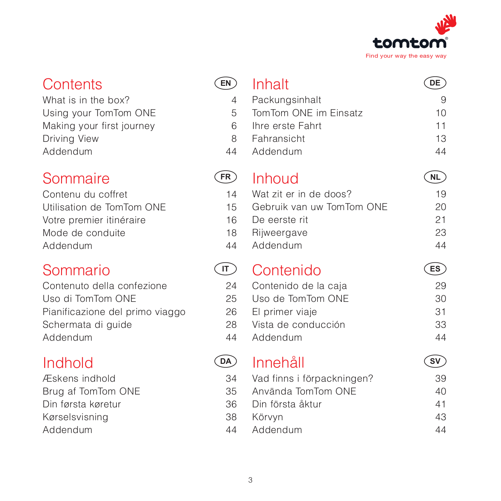 TomTom ONE Users Manual