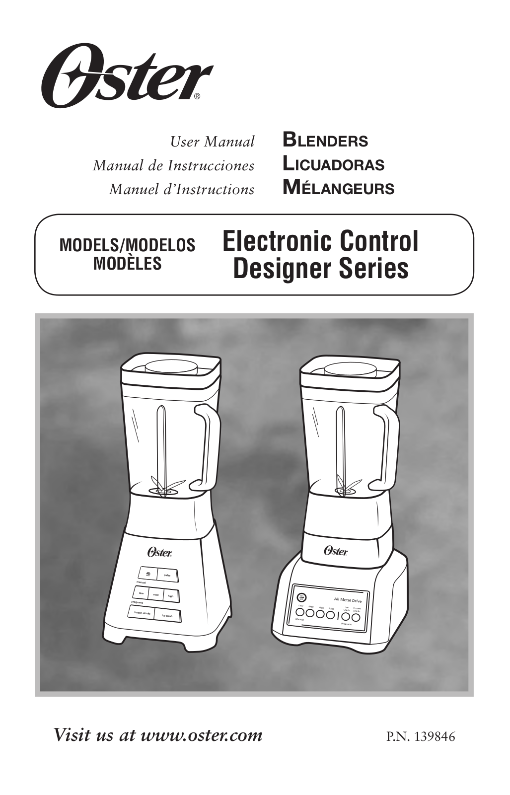 Oster 139846 User Manual