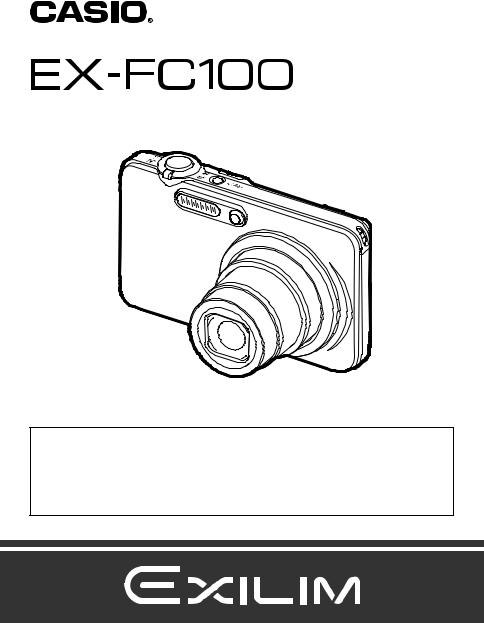 Casio EXILIM EX-FC100 User Manual