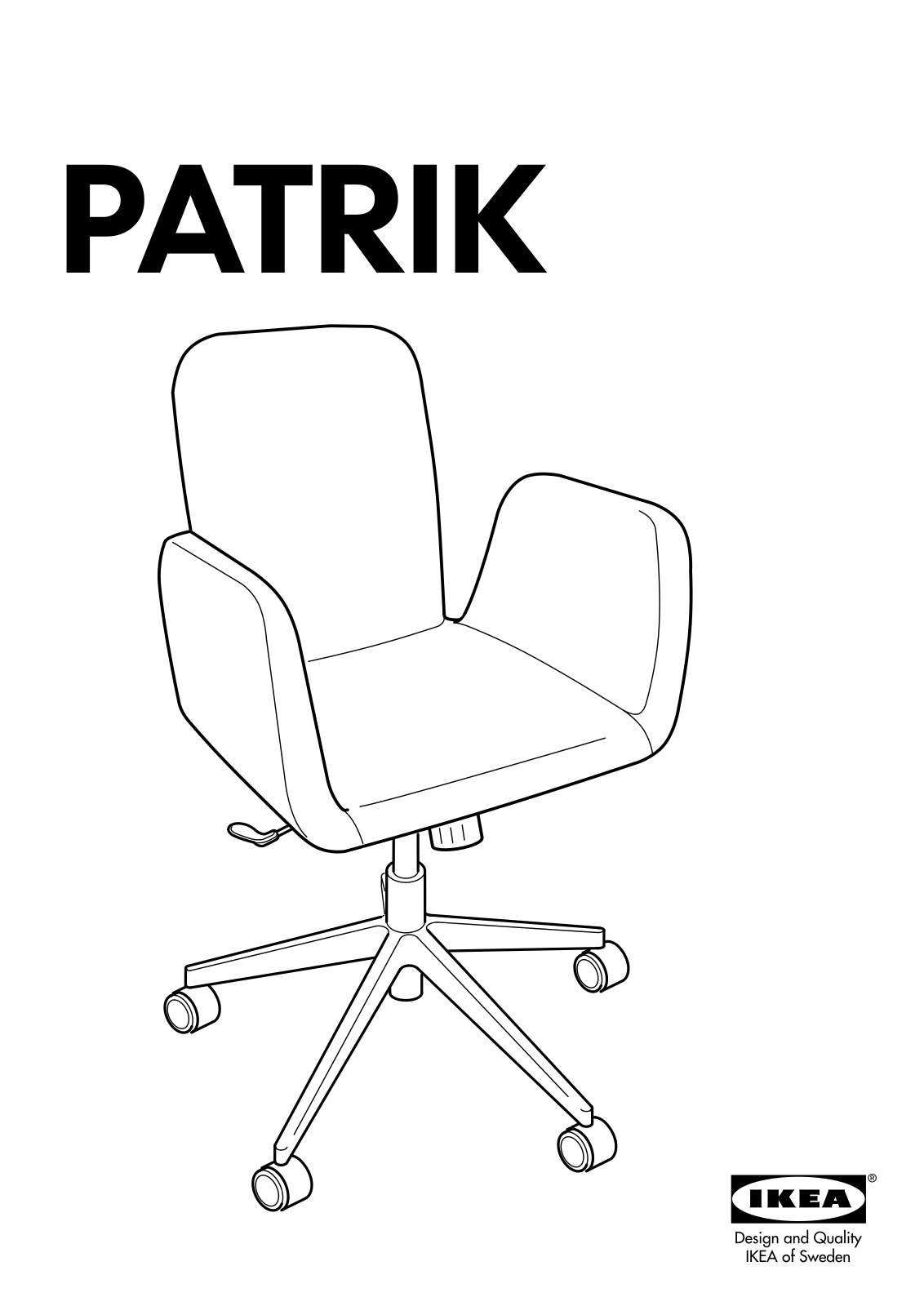 IKEA PATRIK User Manual