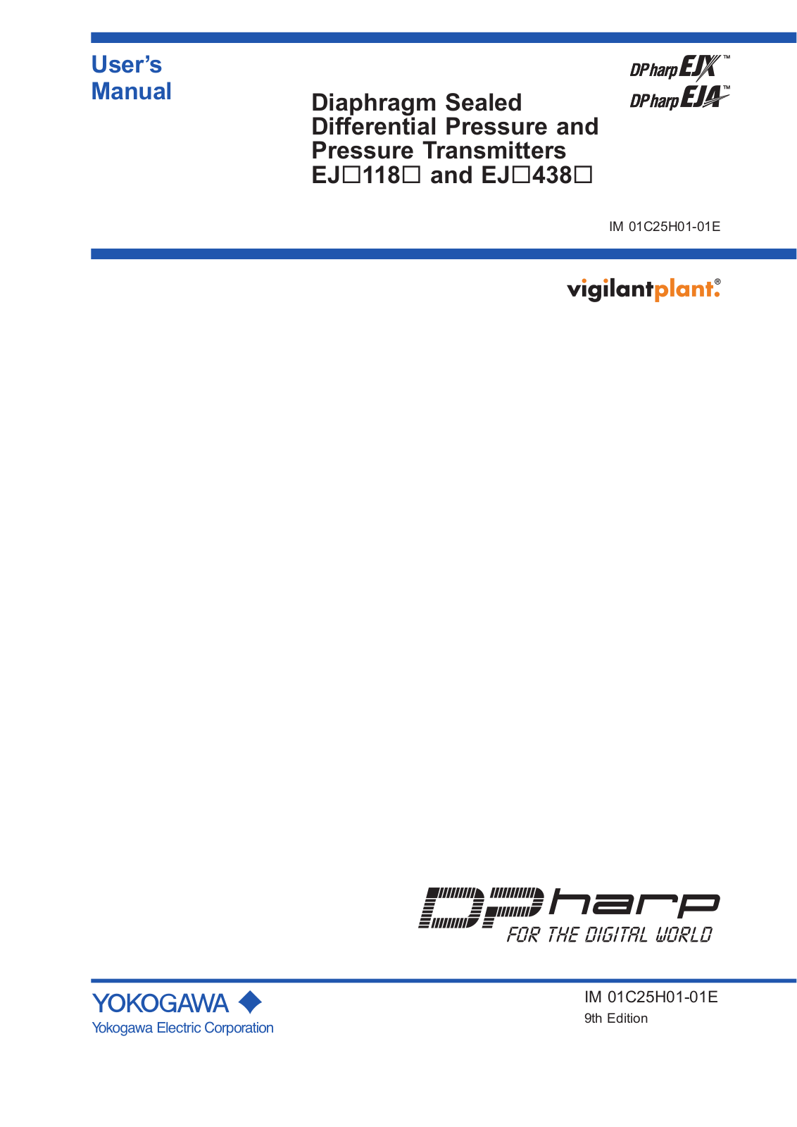 Yokogawa EJX118A User Manual