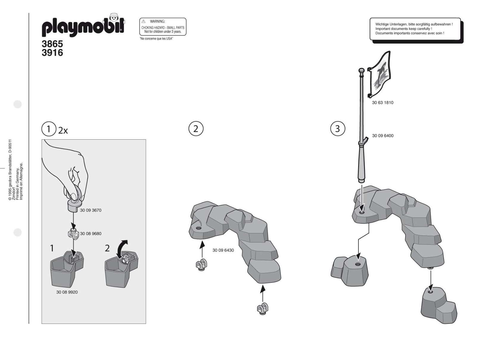 Playmobil 3865 Instructions