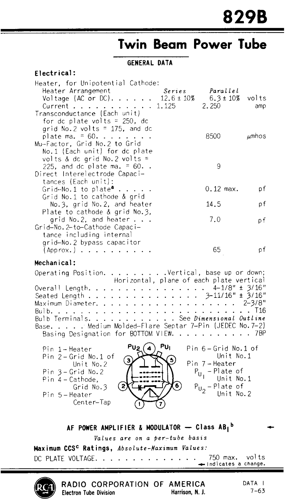 Datasheet 829B Specification - ManualMachine.com