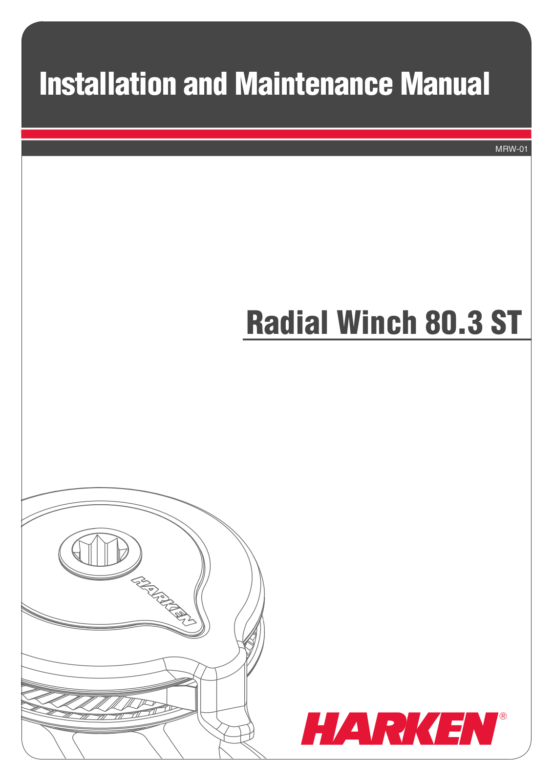 Harken 80.3ST User Manual