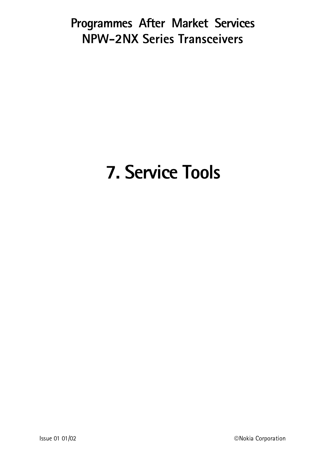 Nokia 6360 Service Manual 7 npw2svctools