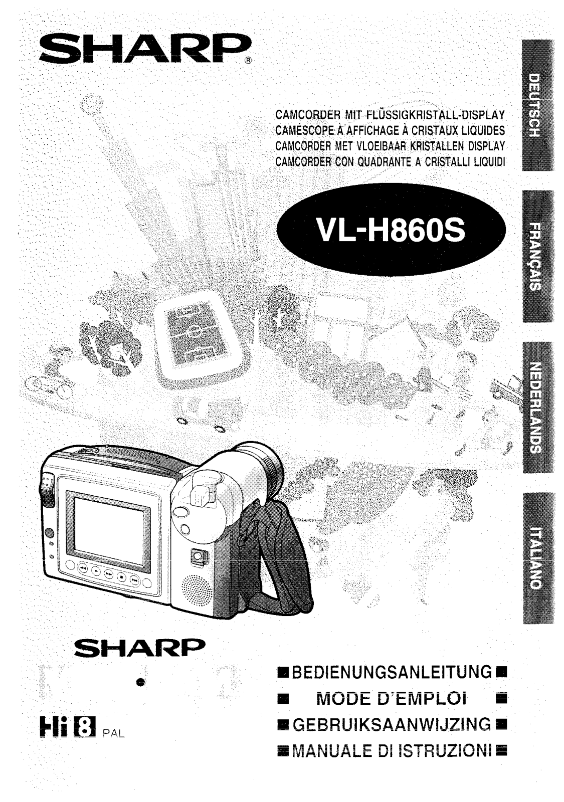 Sharp VL-H860S Operation Manual