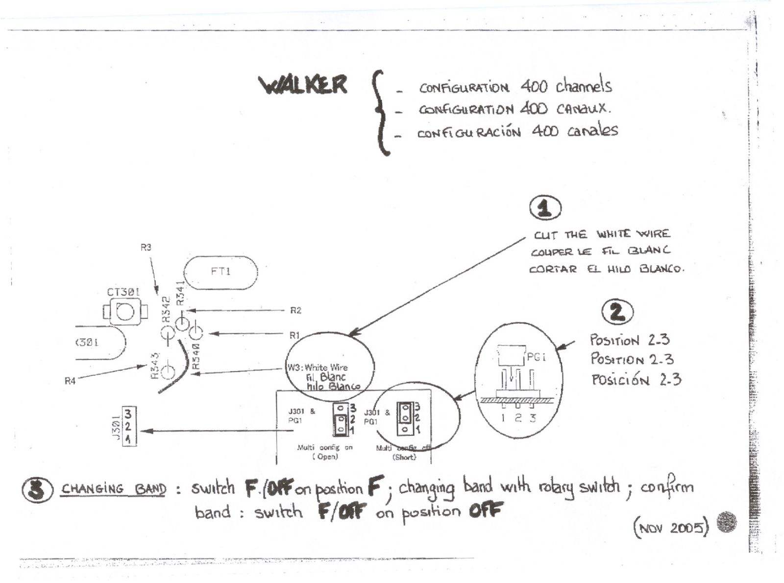 President Walker User Manual